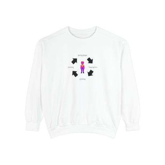 Unisex Garment-Dyed Sweatshirt